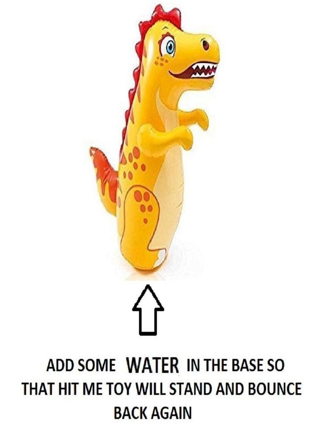 ARUP لعبة ARUP Hit Me للأطفال، لعبة نطاطة ثلاثية الأبعاد قابلة للنفخ، قاعدة مملوءة بالرمل، حقيبة ملاكمة من مادة PVC للأطفال والرضع - Image 4